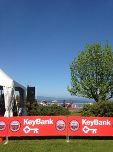 Breathtaking views at the finish line