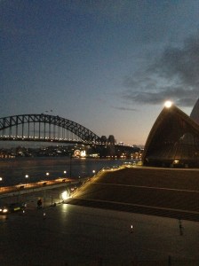 I set out for an early morning run in Sydney and naturally made my way down to the harbor.